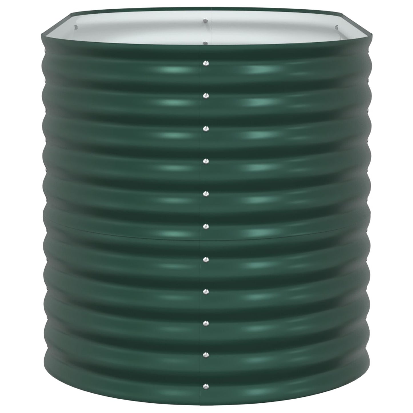 Tuin Verhoogd Bed Gegalvaniseerd Staal 160 x 80 x 81 cm Groen