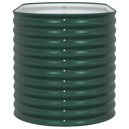 Tuin Verhoogd Bed Gegalvaniseerd Staal 160 x 80 x 81 cm Groen