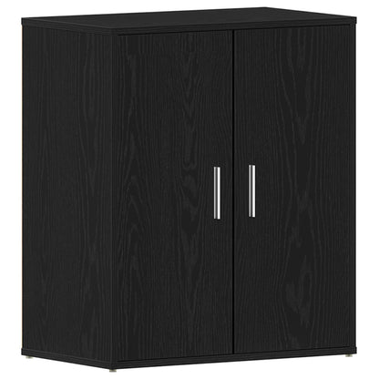 Schoenenkast Bewerkt Hout Zwart eiken 60 x 35 x 70 cm