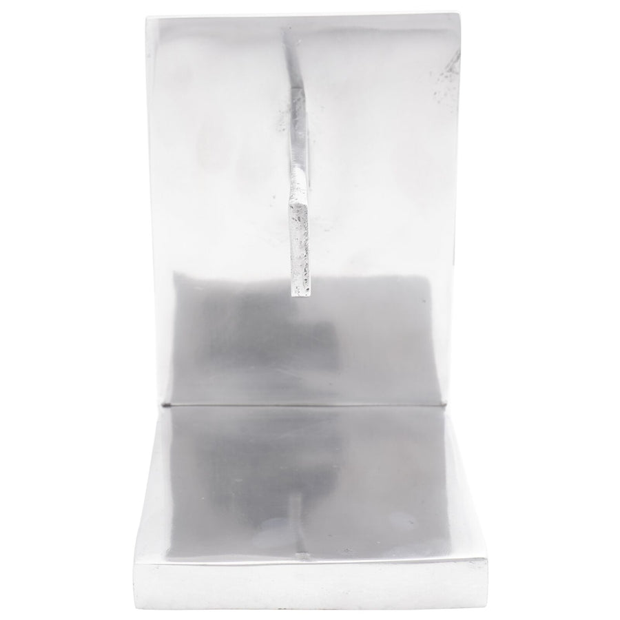 Boekensteunen 2 Stuks Zilver 11X14X17,5 Cm Aluminium Zaag
