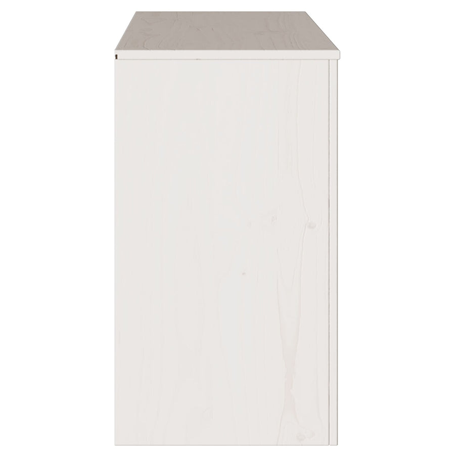 Dressoir ""Drammen"" 114X43X75,5 Cm Massief Hout Van Den Wit