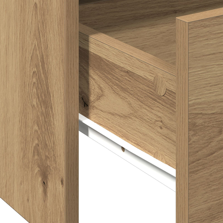 Salontafel - Artisan Eiken - 102X55X43,5 Cm - Gemaakt Van Verwerkt Hout