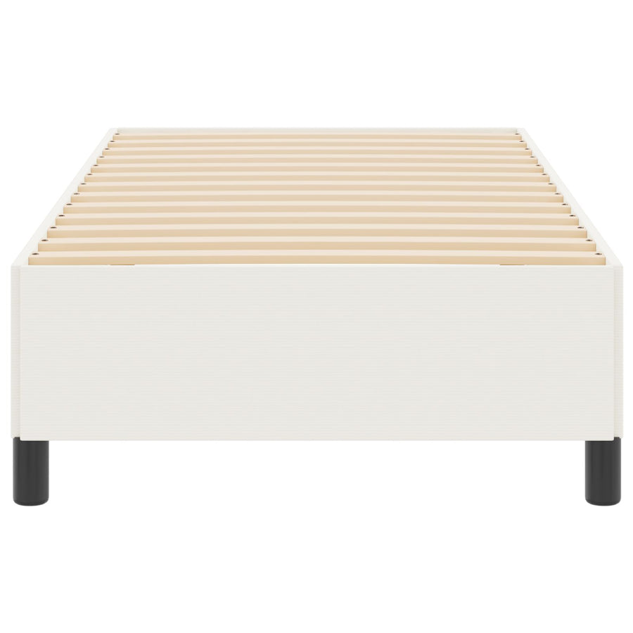 Bedframe Katoenen Velours Crème 80 x 200 cm