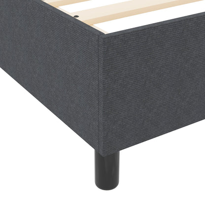 Boxspringbed Met Matras Donkergrijs Super King Corduroy Stof