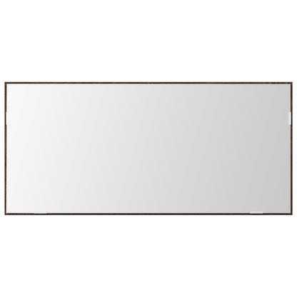 Badkamer Spiegelkast Met Led Licht Bruin Eiken 80X37 Cm