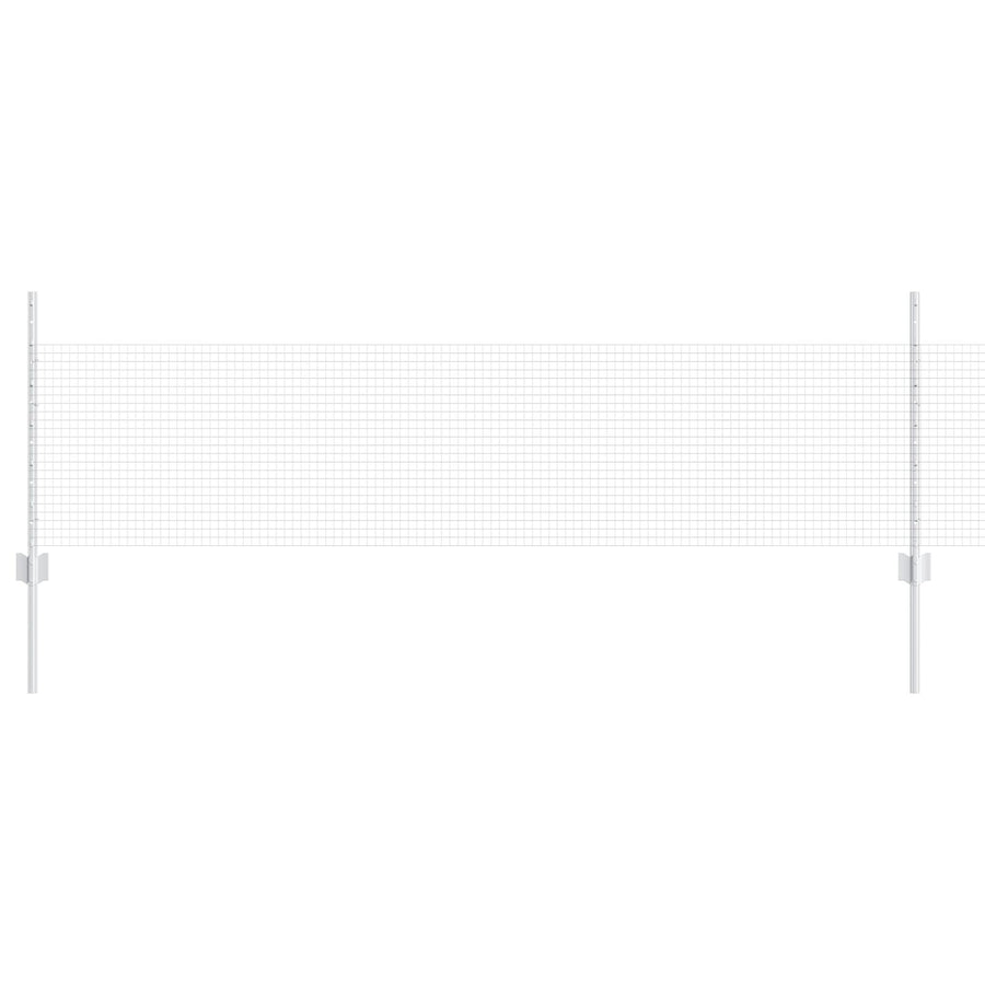 Tuinhek Set Set Van 2 Gegalvaniseerd Staal 10 X 0,5 M Duurzaam