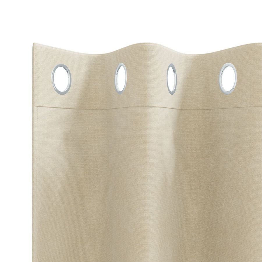 Blackout Gordijnen 2 Stuks Velours Crème 140 x 245 cm met oogjes