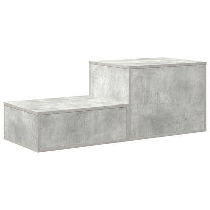 Opslagkast Betongrijs Gelaagd Hout Beton grijs 103 x 41 x 40 cm