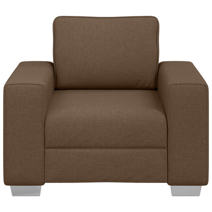 Fauteuil Stof Bruin 59 cm