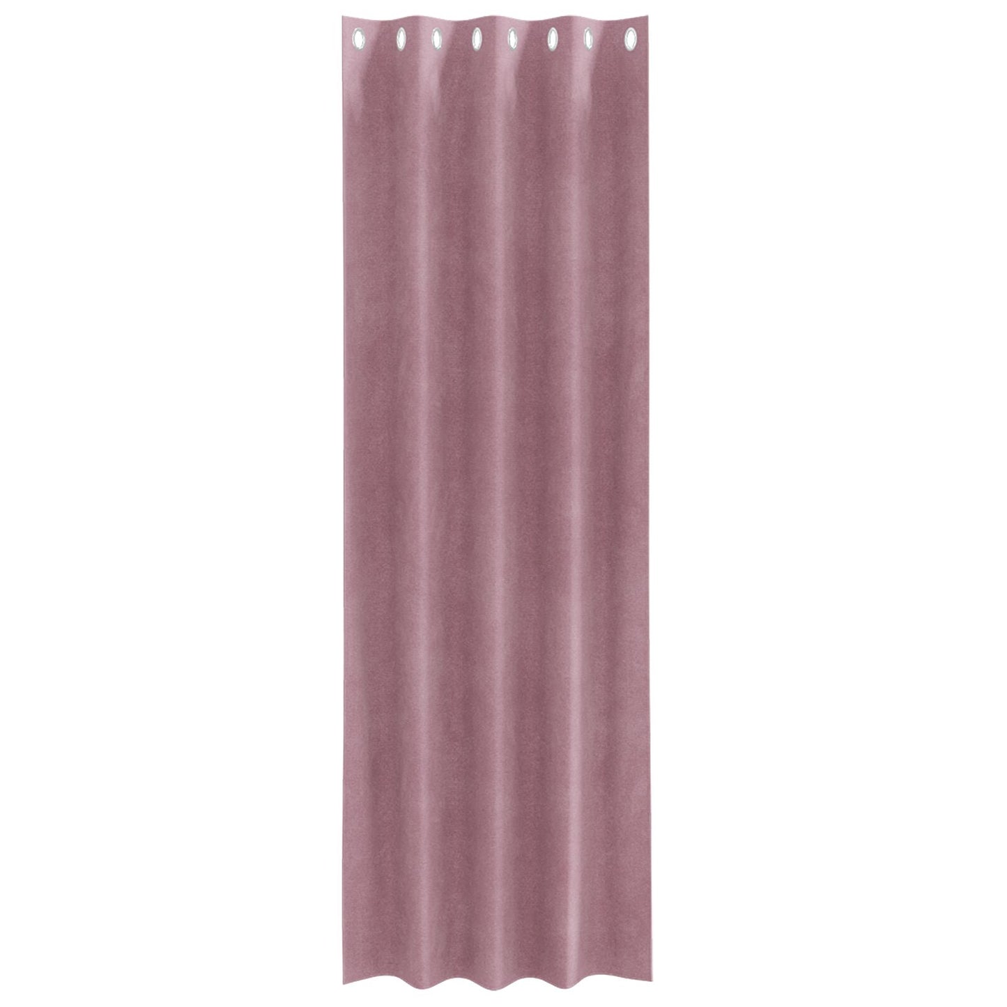 Blackout Gordijnen 2 Stuks Fluweel Donkerroze 140 x 260 cm met oogjes