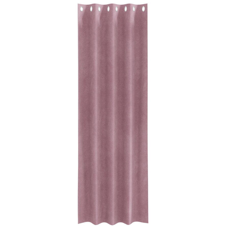 Blackout Gordijnen 2 Stuks Fluweel Donkerroze 140 x 260 cm met oogjes