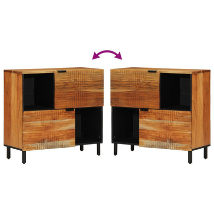 Dressoir 80X33X75 Cm Massief acaciahout