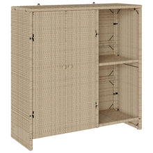 Opbergkast 100X36X102 Cm Rattan Beige
