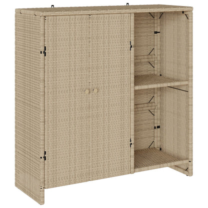 Opbergkast 100X36X102 Cm Rattan Beige