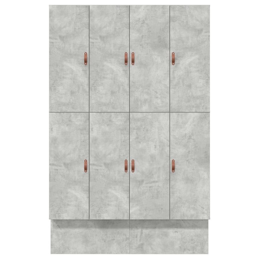 Opslagbed Frame Betonnen Grijs 150X200 Cm Artisanaal Eiken