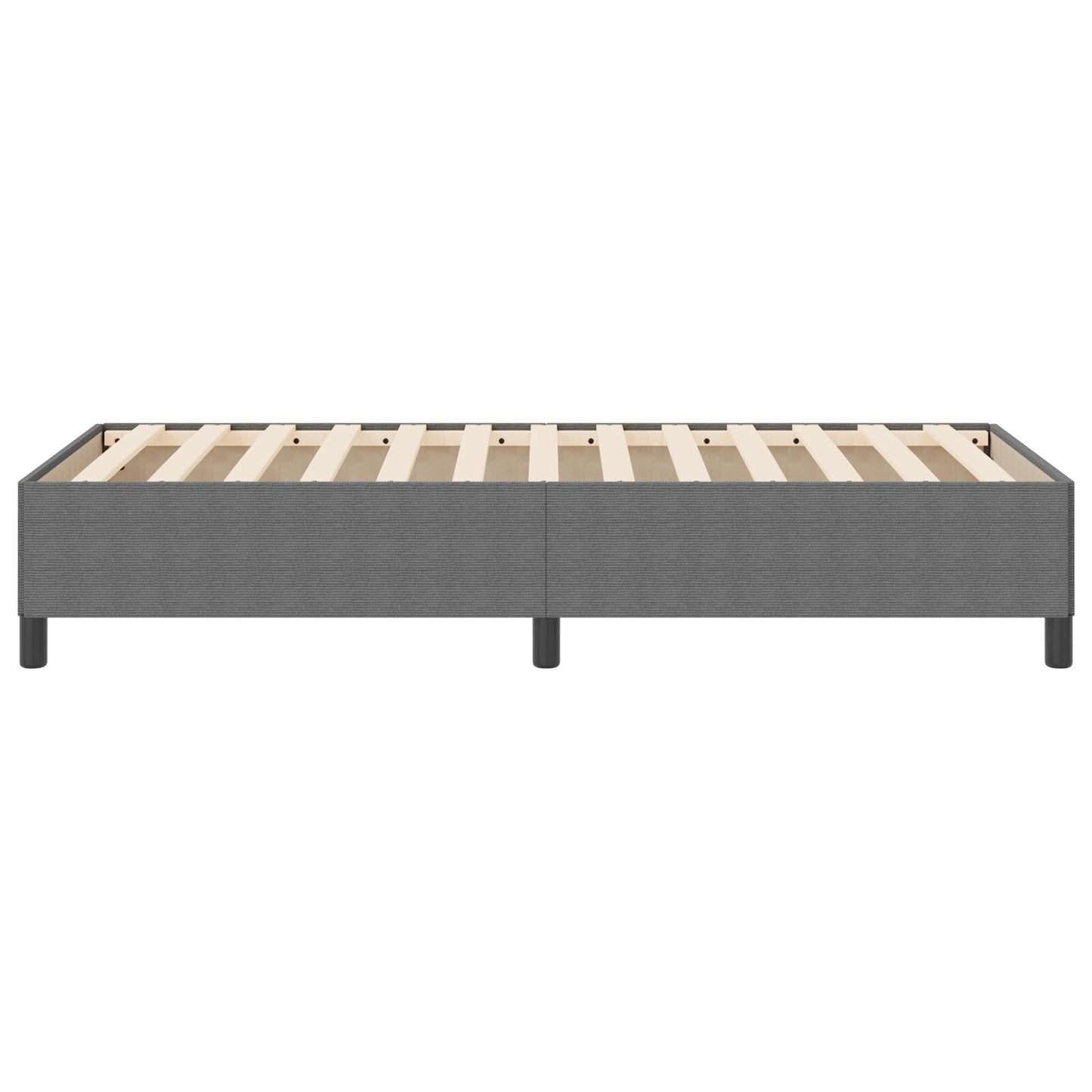 Bedframe Corduroy Stof Lichtgrijs 80 x 200 cm