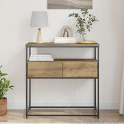 Console table with drawer Artisan Oak 75 x 40 x 75 cm Engineered wood