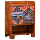 Schoenenkast massief acaciahout 55x35x75 cm bruin