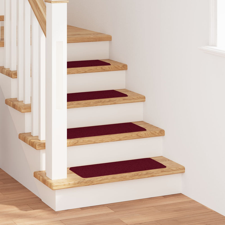 Trapmatten Met Latex Achterkant 25 x 60 cm Bordeaux
