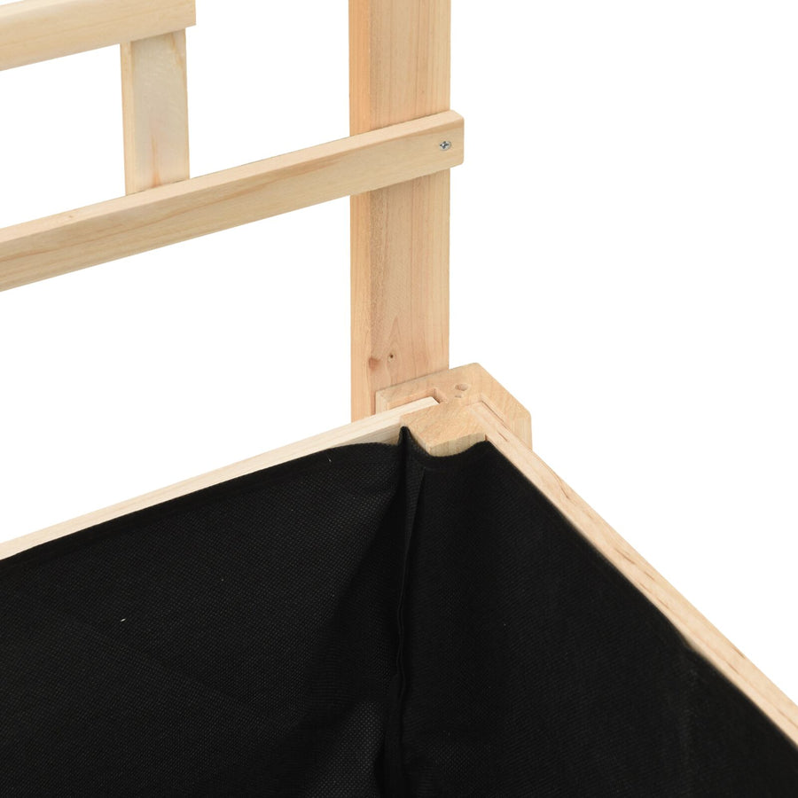 Tuinplantbak Met Trellis & Plank 203X53X152 Cm Massief Vurenhout 203.5 x 54 x 152.5 cm
