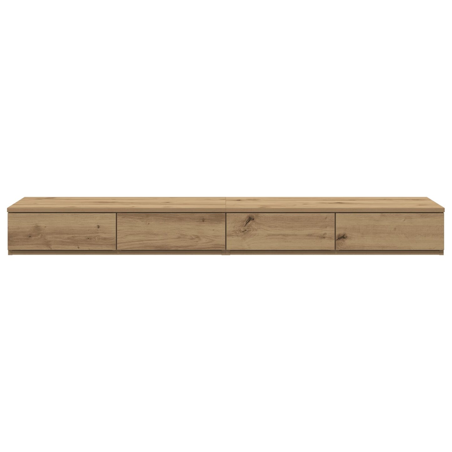 Nachtkastje Hout Ambachtelijk eiken 150 x 36.5 x 16.5 cm