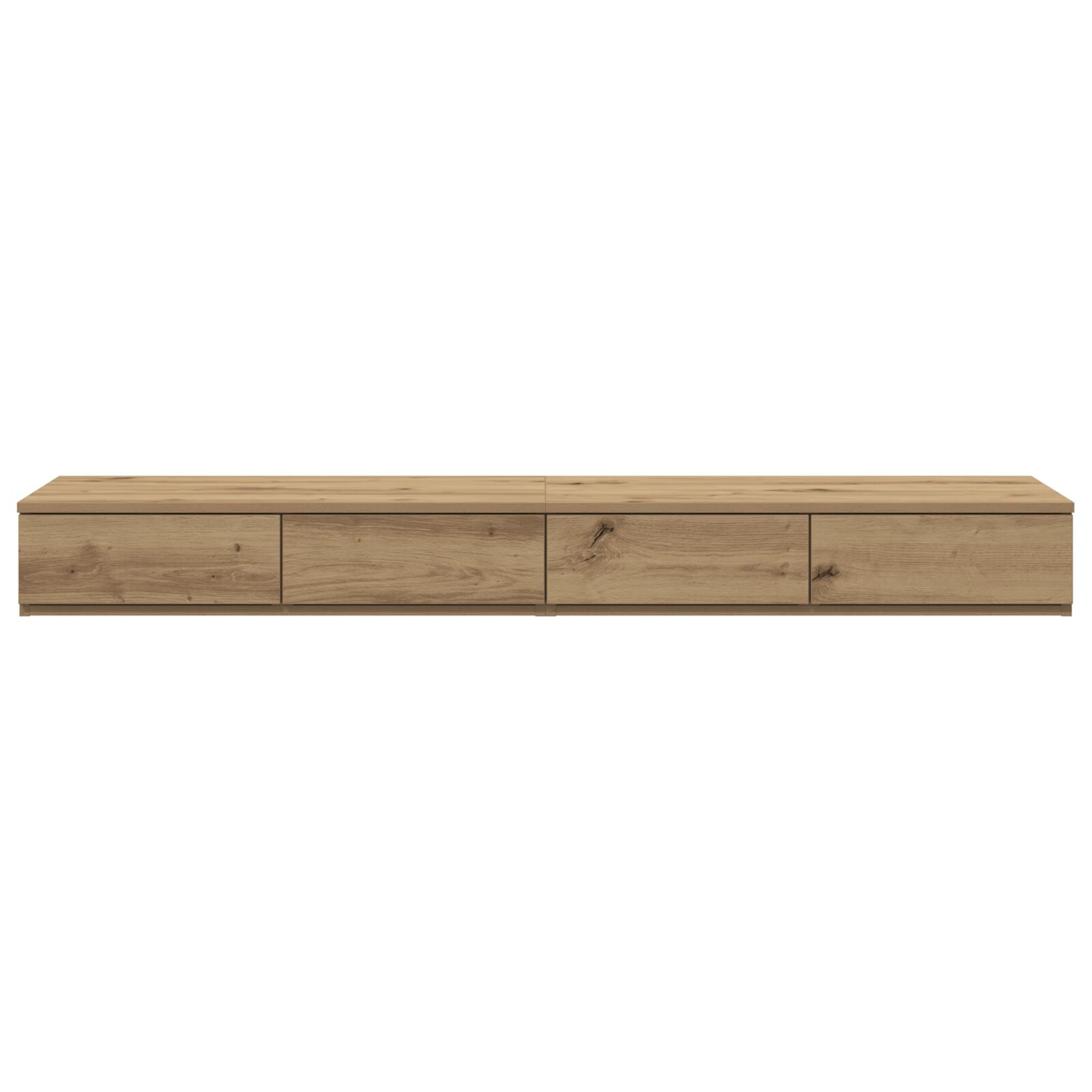 Nachtkastje Hout Ambachtelijk eiken 150 x 36.5 x 16.5 cm