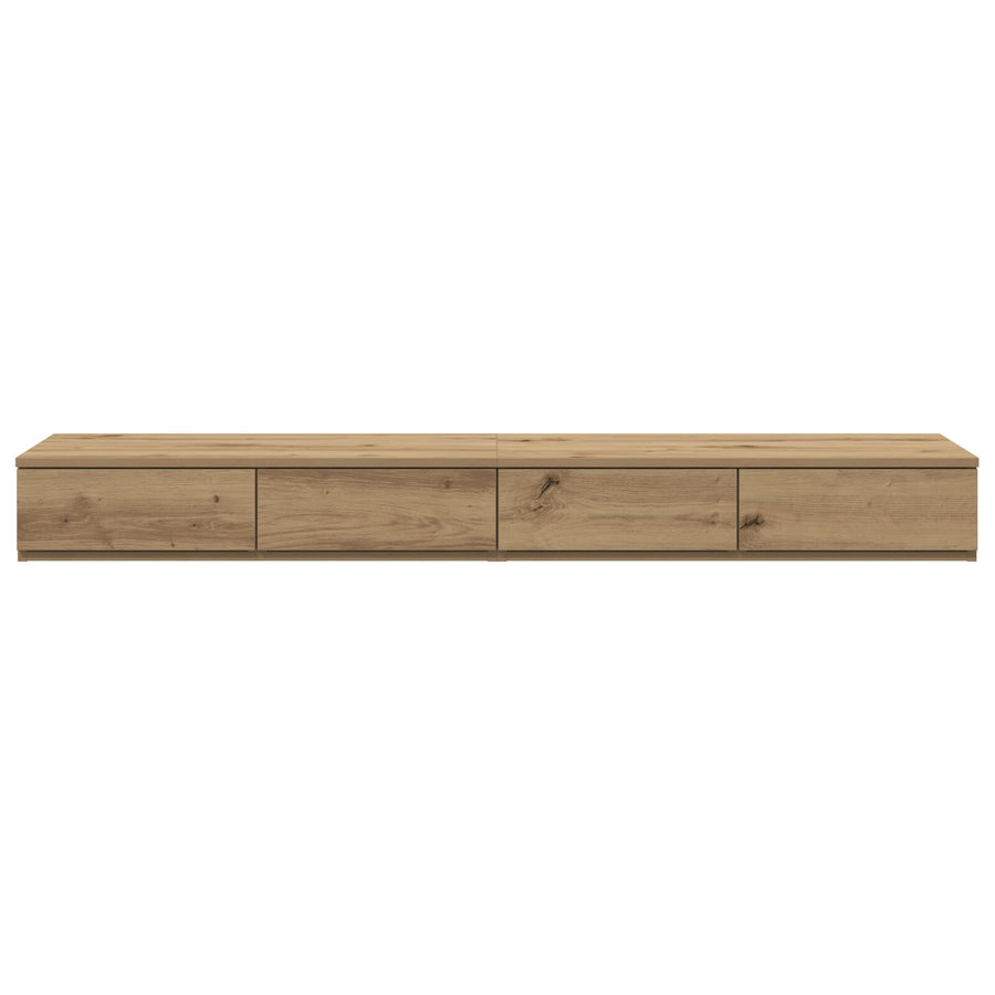 Nachtkastje Hout Ambachtelijk eiken 150 x 36.5 x 16.5 cm