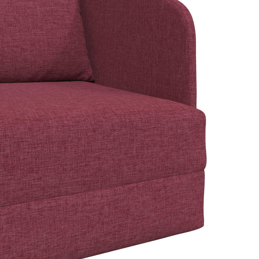 Vloer Sofa Bed 2-In-1 65X80X83 Cm Stof Bordeauxrood