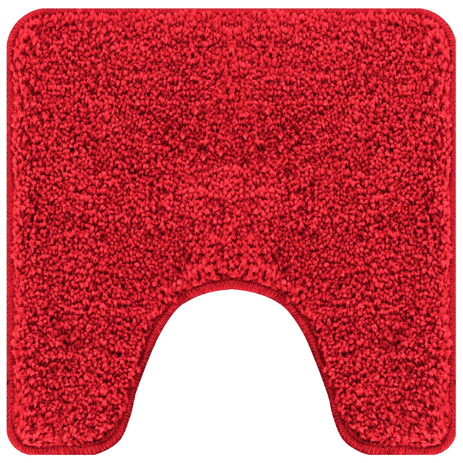2 Delige Badmat Set Polypropeen Antislip Rood