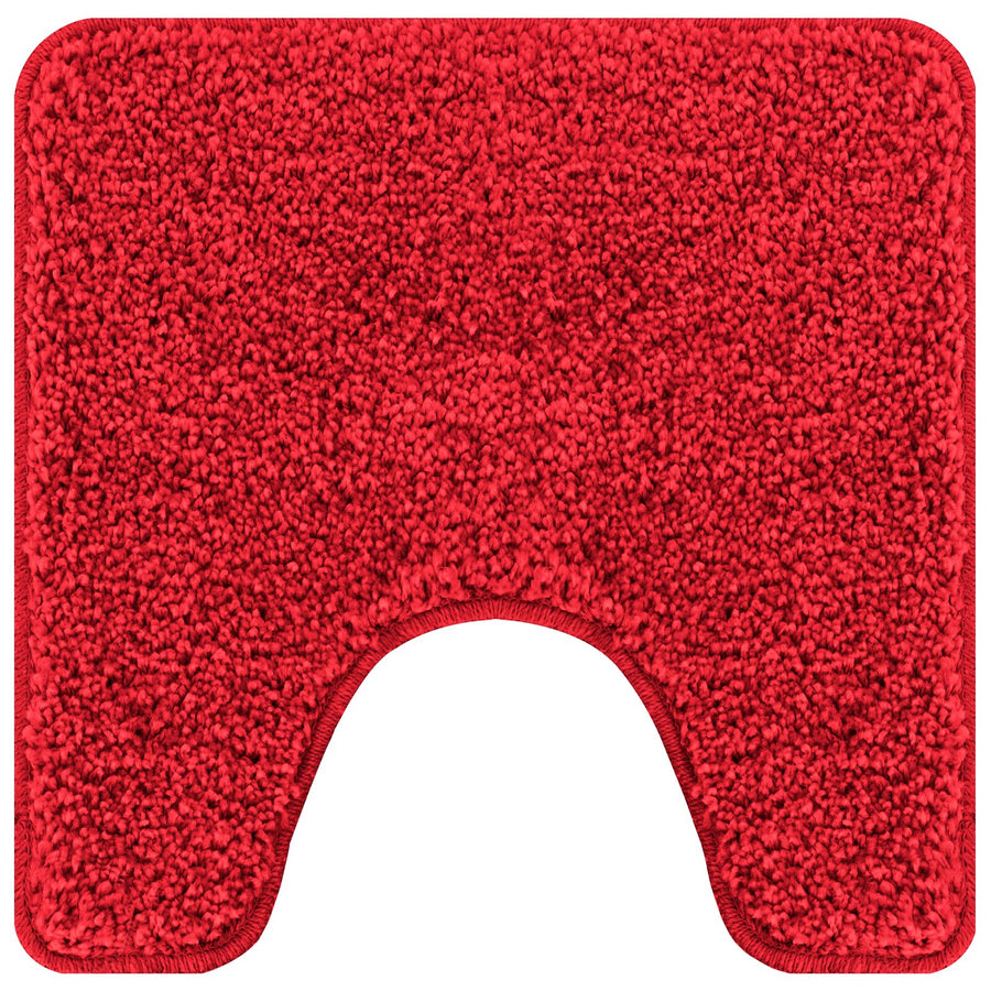 2 Delige Badmat Set Polypropeen Antislip Rood