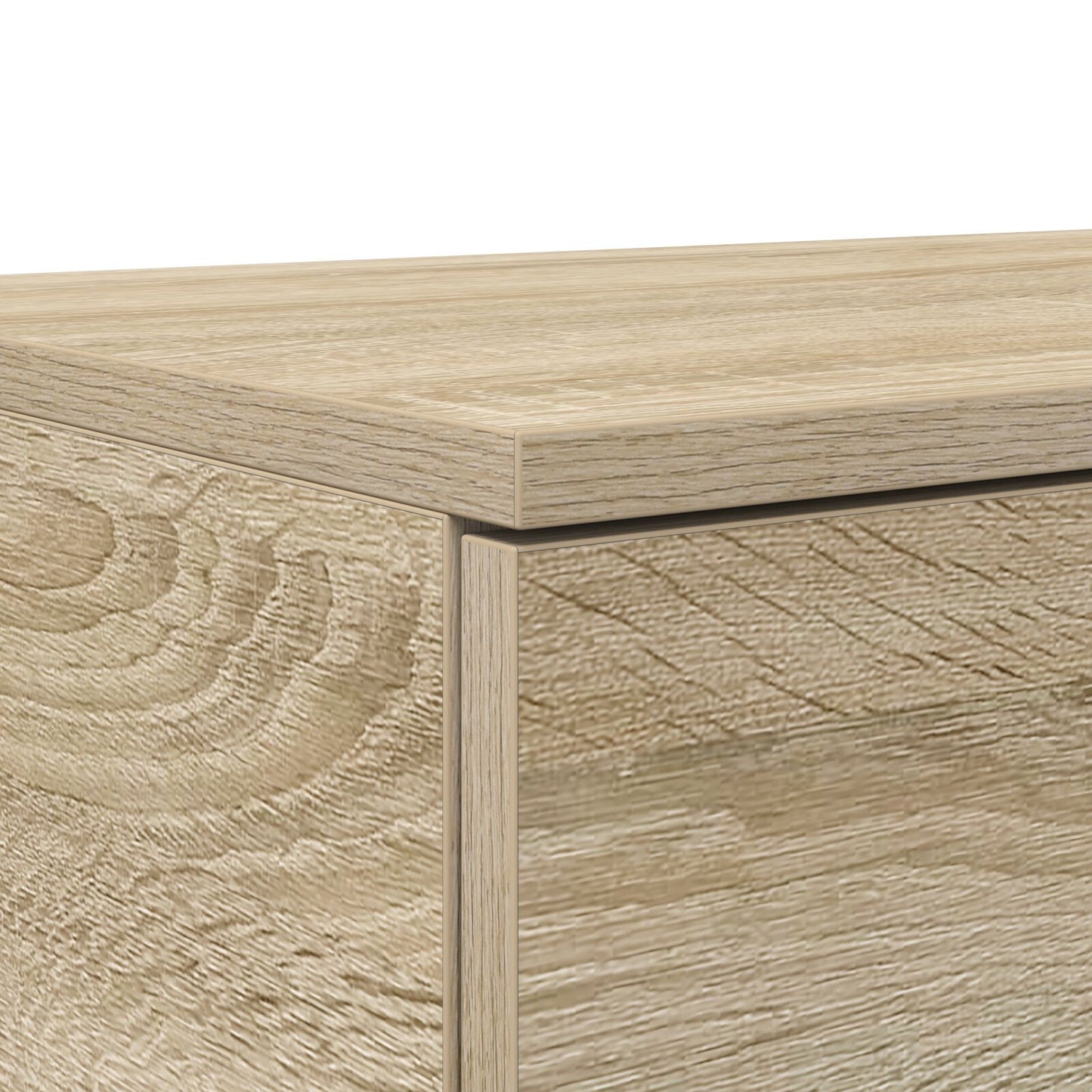 Bedlade 135X36,5X16,5 Cm Bewerkt Hout Sonoma eiken 135 x 36.5 x 16.5 cm
