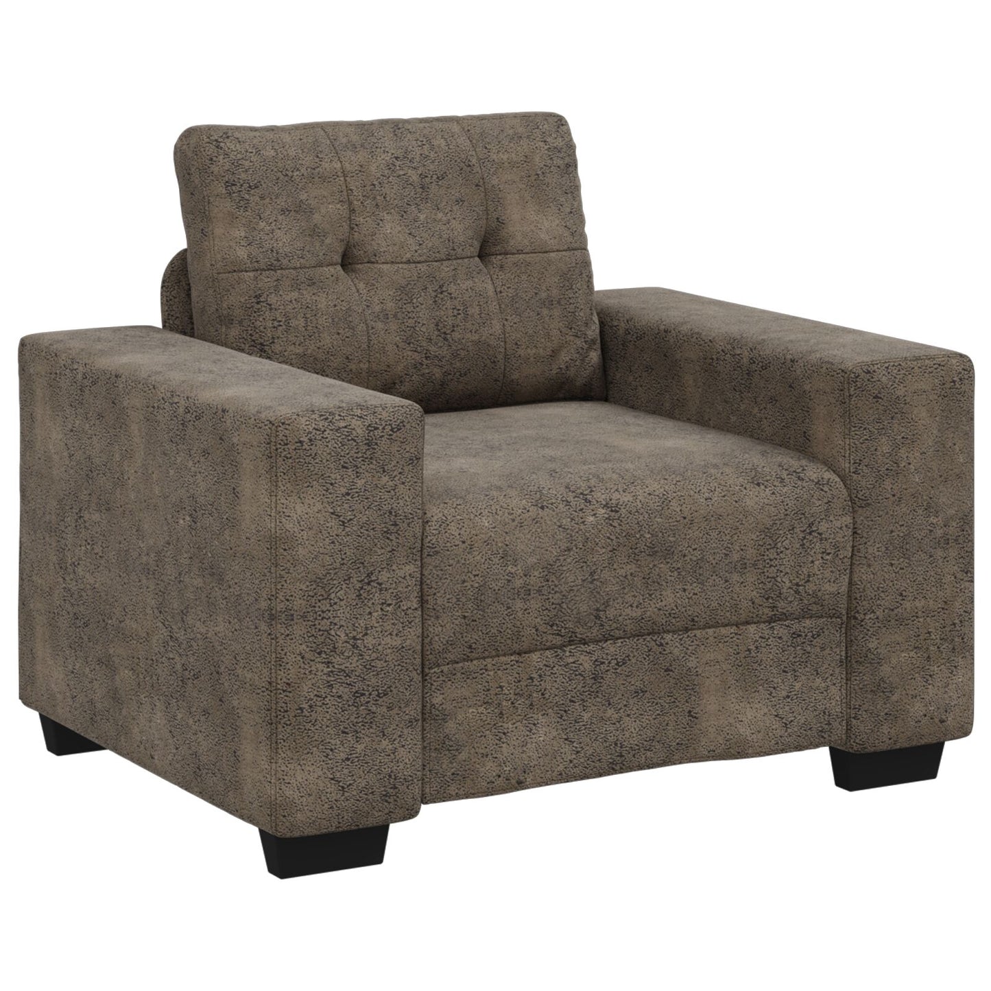 Fauteuil Fake Leer Donkergrijs 60 cm 59 cm