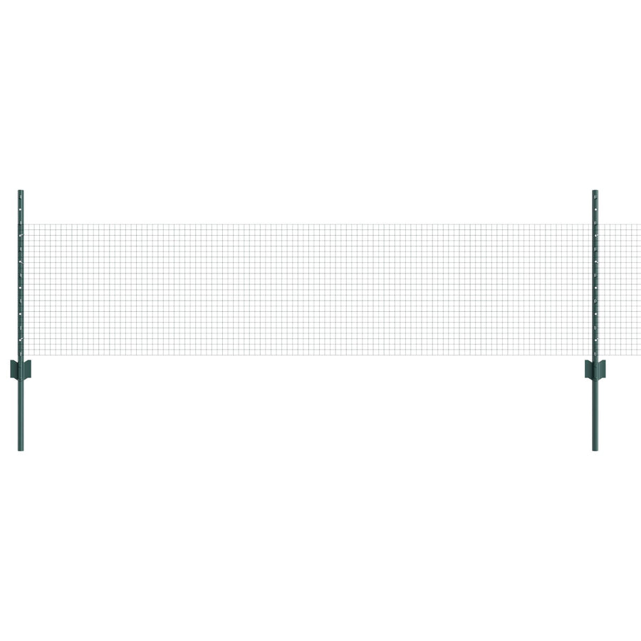 Kippengaas Hekset Set Van 2 Groen Verzinkt Staal 10 X 0.5 M