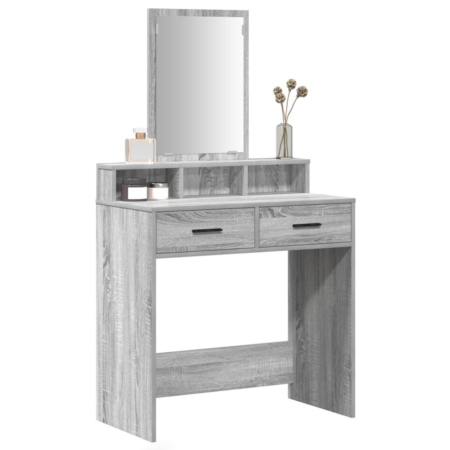 Kaptafel Met Lade Grijs Sonoma 79 x 41 x 140 cm Grijze sonoma