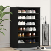 Schoenenkast 60x35x92 cm zwart eiken