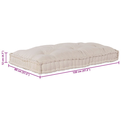 Pallet Sofa Kussen Stof Crème Enkel kussen