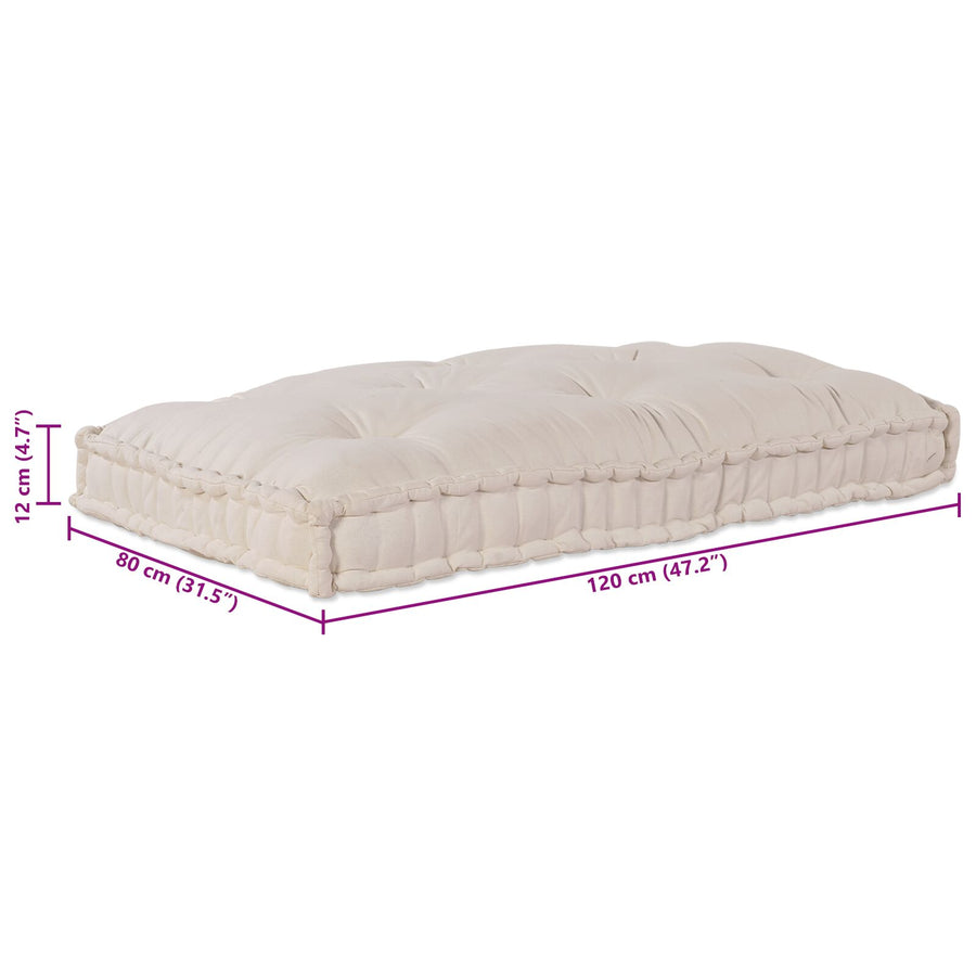 Pallet Sofa Kussen Stof Crème Enkel kussen