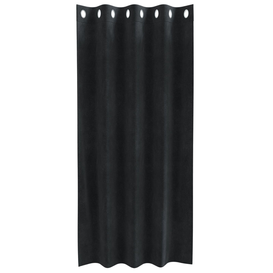 Blackout Gordijnen 2 Stuks Fluweel Zwart 140 x 175 cm met oogjes