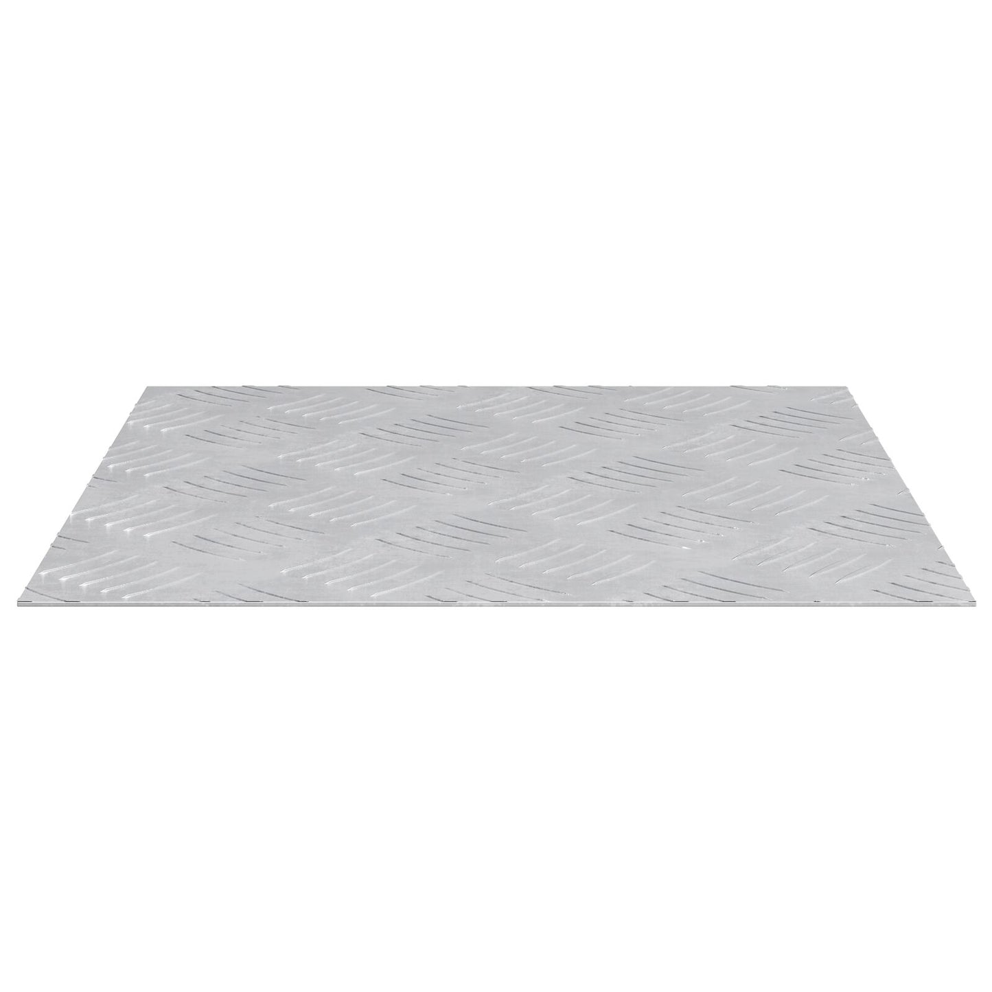 Aluminium Checker Platen 4 Stuks Antislip 40X40 Cm 40 x 40 x 0,3 cm Vierkant