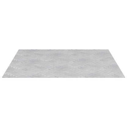 Aluminium Checker Platen 4 Stuks Antislip 40X40 Cm 40 x 40 x 0,3 cm Vierkant
