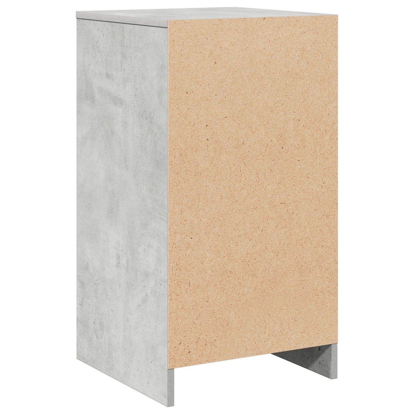 Sideboard 40X41X75 Cm Bewerkt Hout Betonnen grijs