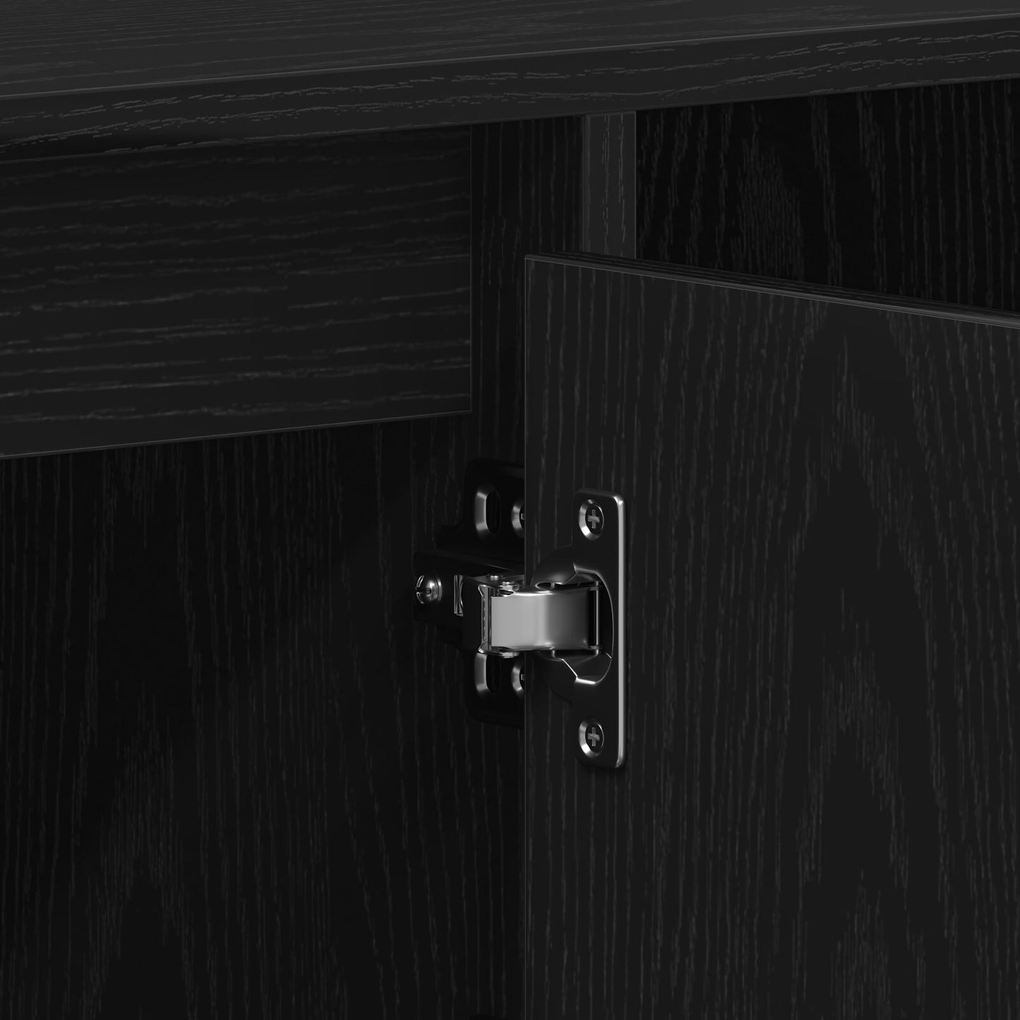 Tv-Kast 100X35X55 Cm Engineered Wood Zwart eiken