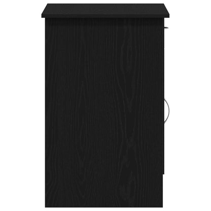 Bureau Zwart Eiken 100X50X76 Cm Enkel Hout