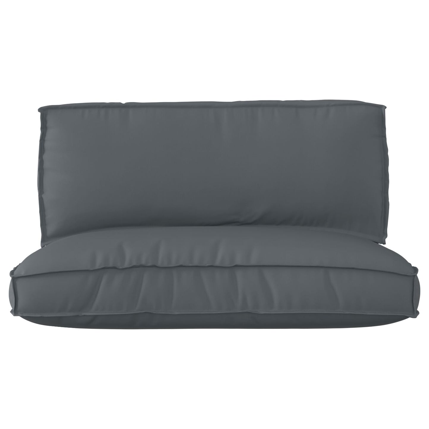 Pallet Kussen Set Set Van 2 Anthraciet Polyester Standaard
