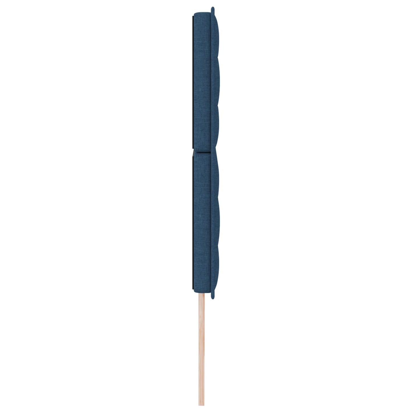 Hoofdbord Lijnen Ontwerp Stof Blauw 180 cm Hoog hoofdbord
