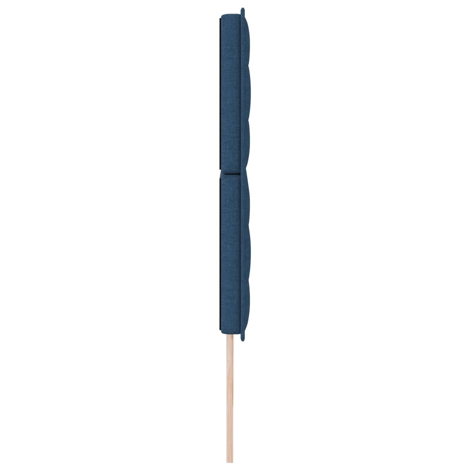 Hoofdbord Lijnen Ontwerp Stof Blauw 180 cm Hoog hoofdbord