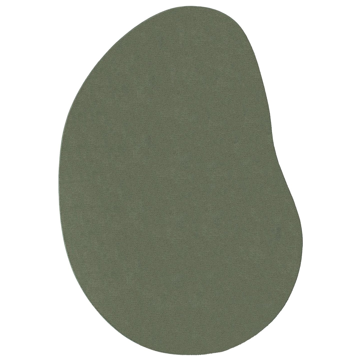 Vloerkleed Polyester Antislip Bosgroen 120 x 170 cm Ovaal-Regendruppel