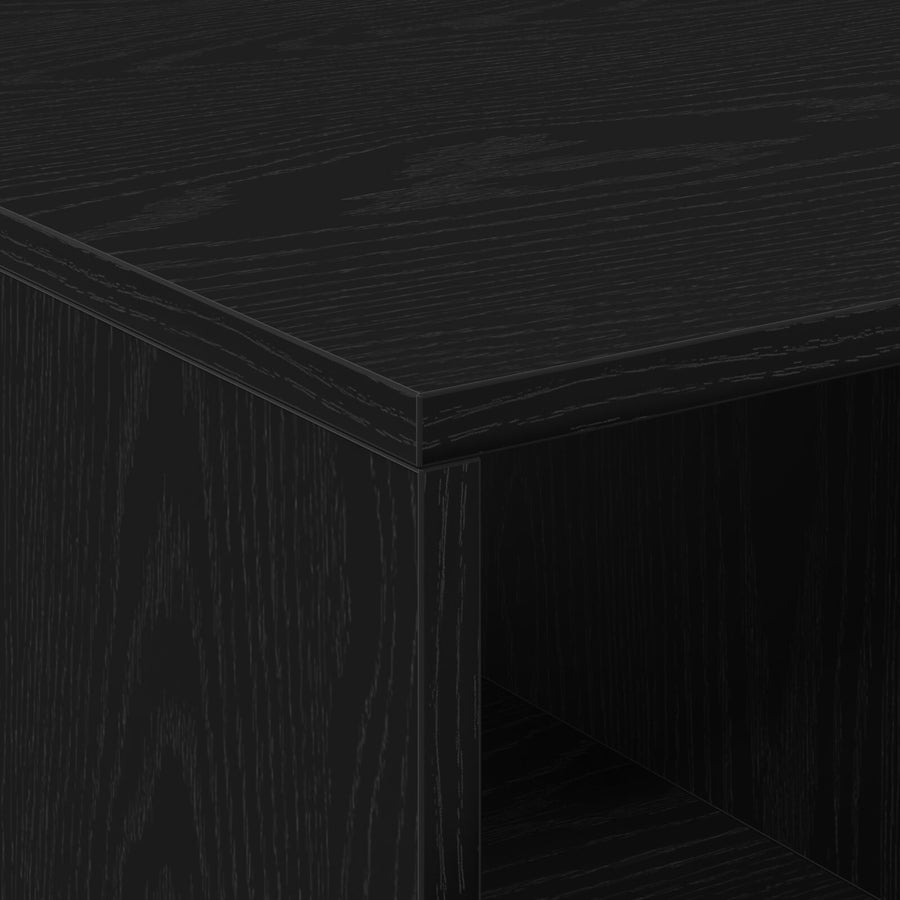 Salontafel 90X50X36,5 Cm Engineered Wood Zwart eiken