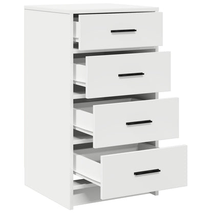 Dressoir 40X41X75 Cm Bewerkt Hout Wit