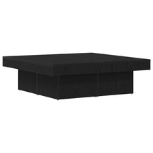 Salontafel Zwart Eiken 90X90X28 Cm Geengineerd Hout